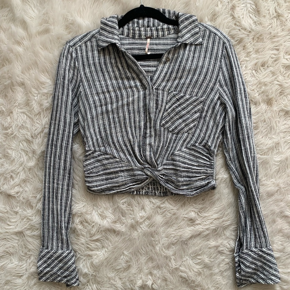 Free people button up shirt